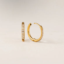 Waterproof Evie 15mm Hoop Earrings - Gold