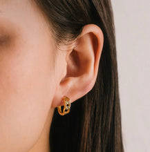 Waterproof Kai Hoop Earrings- Gold