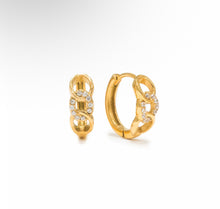 Waterproof Kai Hoop Earrings- Gold