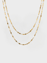 Waterproof Ray Layered Necklace - Gold