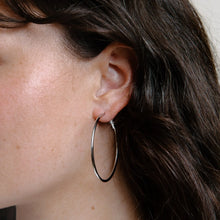 Large Hoops - Silver