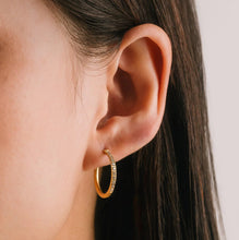 Waterproof Evie 20mm Hoop Earrings - Gold