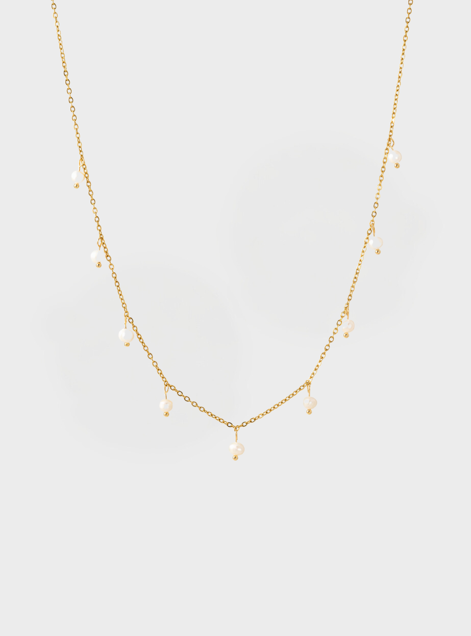 Waterproof Perla Necklace - Gold