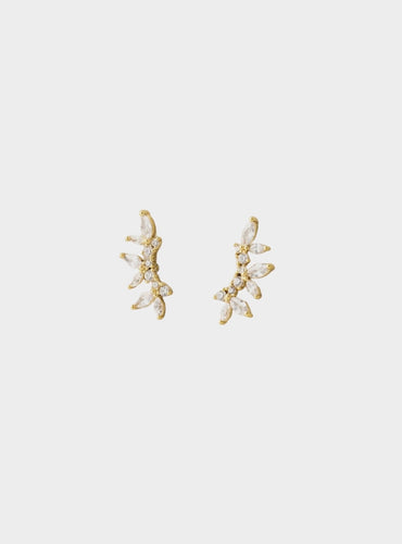 Holly Climber Earrings - Gold