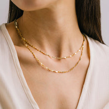 Waterproof Ray Layered Necklace - Gold