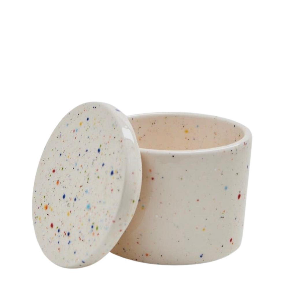 Splatter Jar with Lid