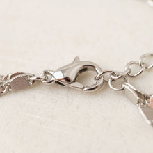 Waterproof Ray Layered Necklace - Silver