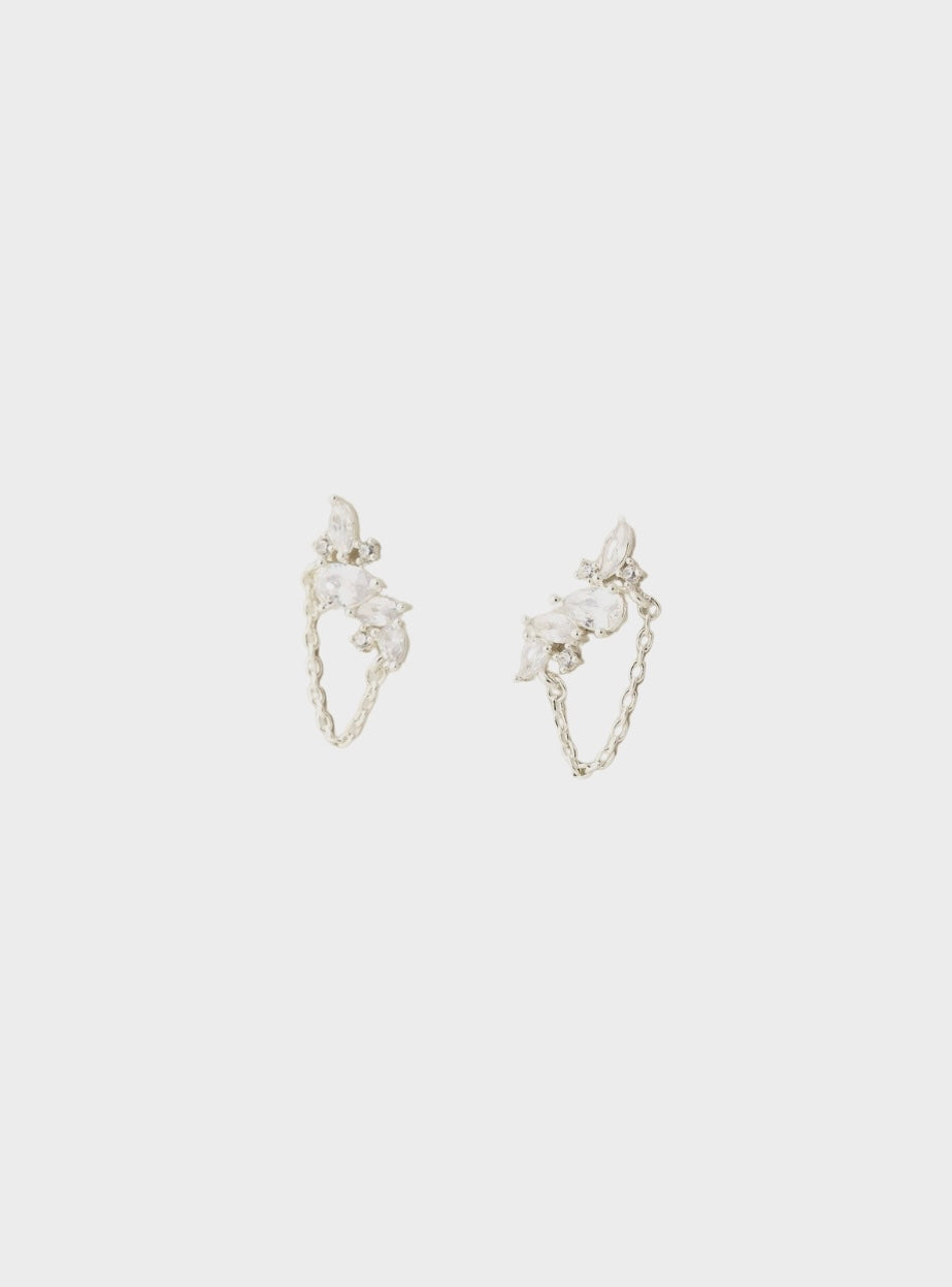 Aspen Climber Earrings - Silver