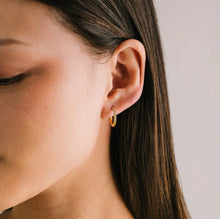 Waterproof Evie 15mm Hoop Earrings - Gold