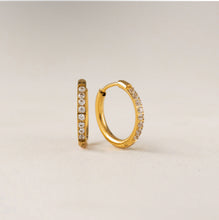Waterproof Evie 15mm Hoop Earrings - Gold