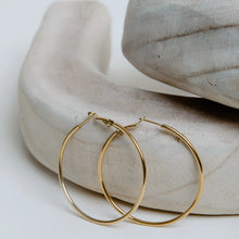 Large Hoops - Gold