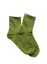 Roll Up Confetti Casual Socks - Olive