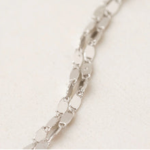 Waterproof Ray Layered Necklace - Silver