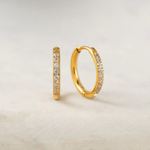 Waterproof Evie 15mm Hoop Earrings - Gold