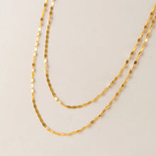 Waterproof Ray Layered Necklace - Gold