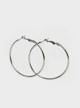 Large Hoops - Silver