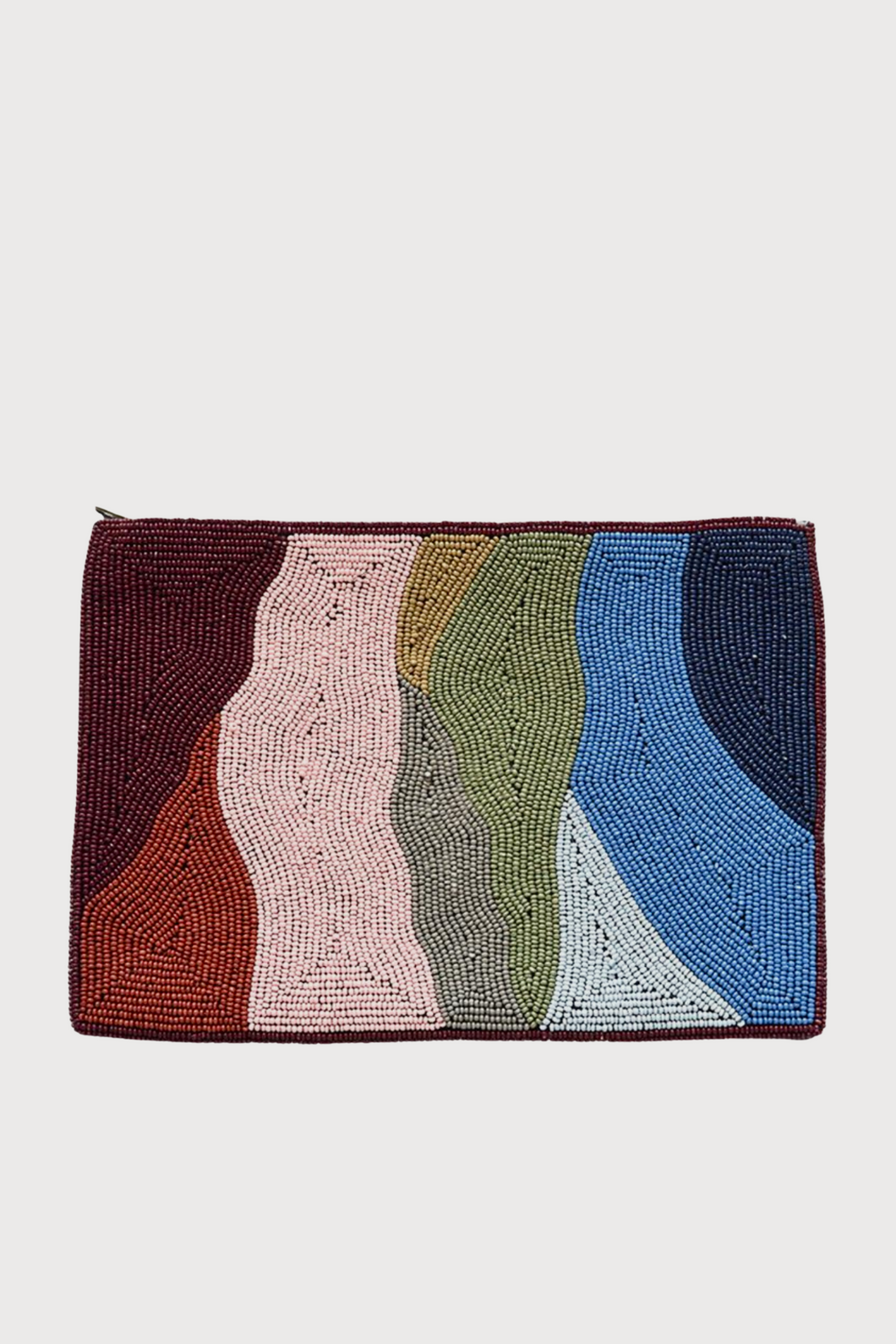 Multi Color Beaded Clutch