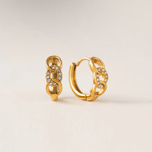 Waterproof Kai Hoop Earrings- Gold