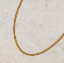 Waterproof Sasha Herringbone Necklace - Gold