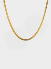 Waterproof Sasha Herringbone Necklace - Gold