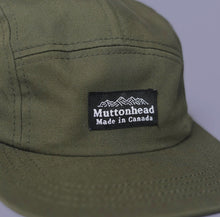 5 Panel Cap - Mountain Patch - Olive
