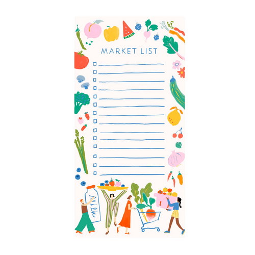 Market Party Notepad with Magnet