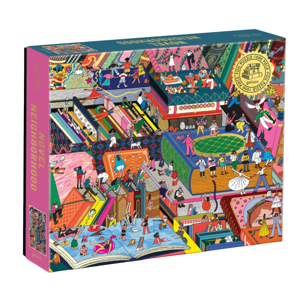 *RESTOCK COMING SOON* Novel Neighbourhood 1000 Piece Gold Foil Puzzle