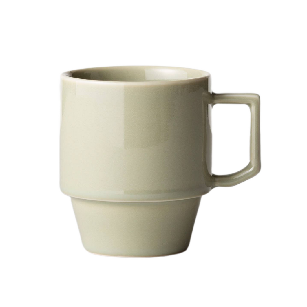 Hasami Block Mug - Creamy Olive