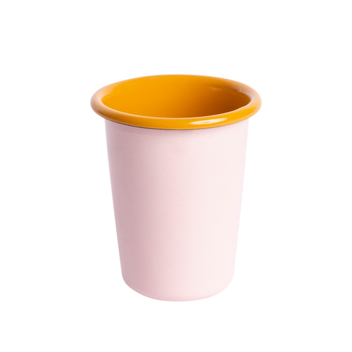 8 oz Small Tumbler - Pink + Mustard