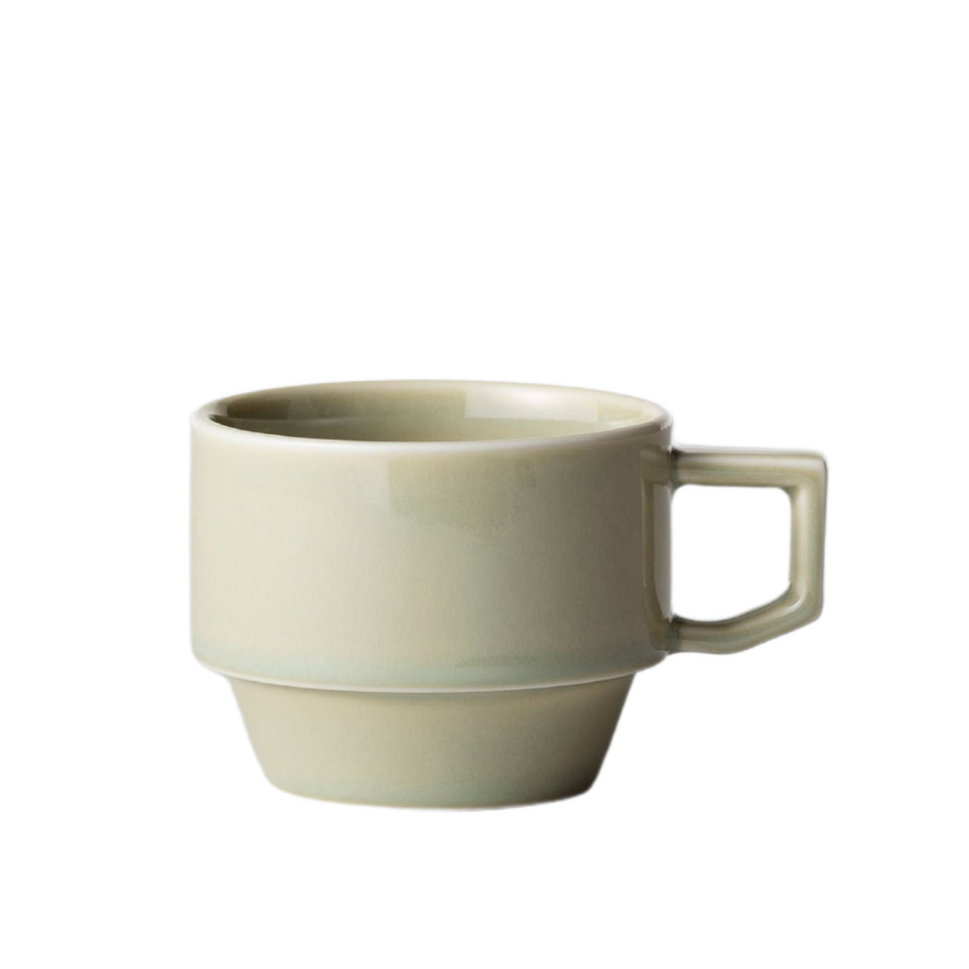 Hasami Small Block Mug - Creamy Olive