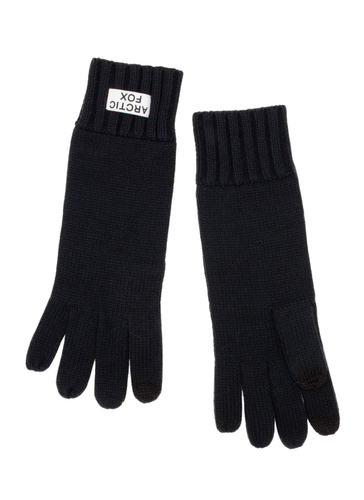 The Recycled Bottle Gloves - Black
