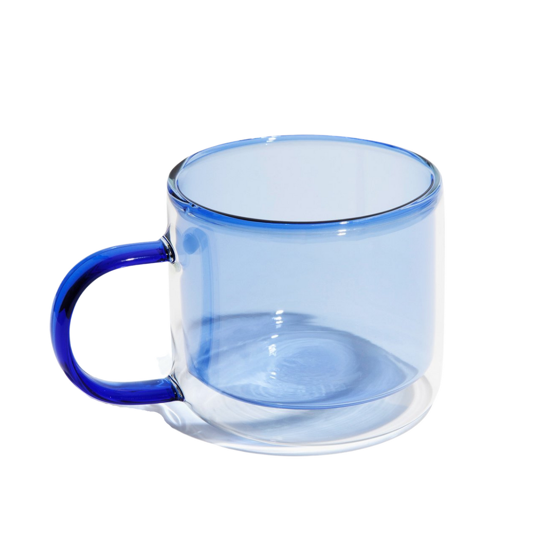 Double Wall Mug - Blue