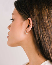 Talia Hoop Earrings - Mulberry