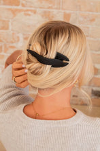 XL Pointed Duckbill Matte Claw Clip - Black