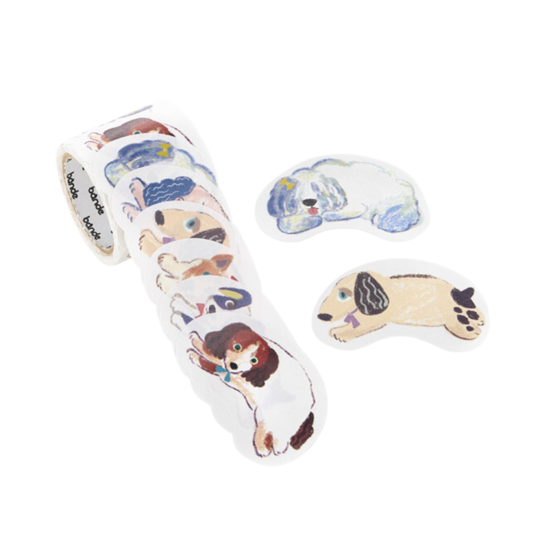 Washi Tape Sticker Roll - Running Dog