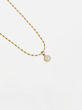 Mel Opal Necklace - Gold