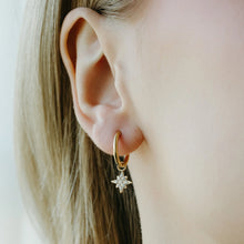 Starlight Hoop Earrings - Gold