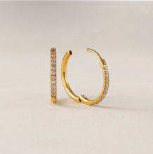 Waterproof Evie 20mm Hoop Earrings - Gold