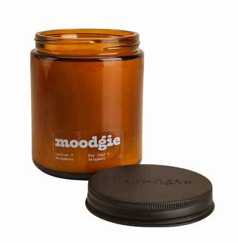Bay Leaf + Bergamot - Moodgie Soy Candle - 8 oz