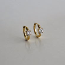 Lark Huggie Hoop Earrings - Gold