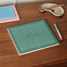 Productivity Undated Monthly List Pad - Green