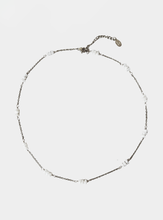 Gio Freshwater Pearl Necklace - Silver