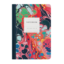 Design No.18 Colourful Marble A5 Hardback Notebook