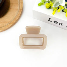 Small Square Hair Claw Clip - Assorted Colours