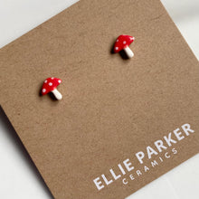 Ellie Parker Ceramic Earrings - Olives OR Mushrooms OR Strawberries (pairs sold separately)