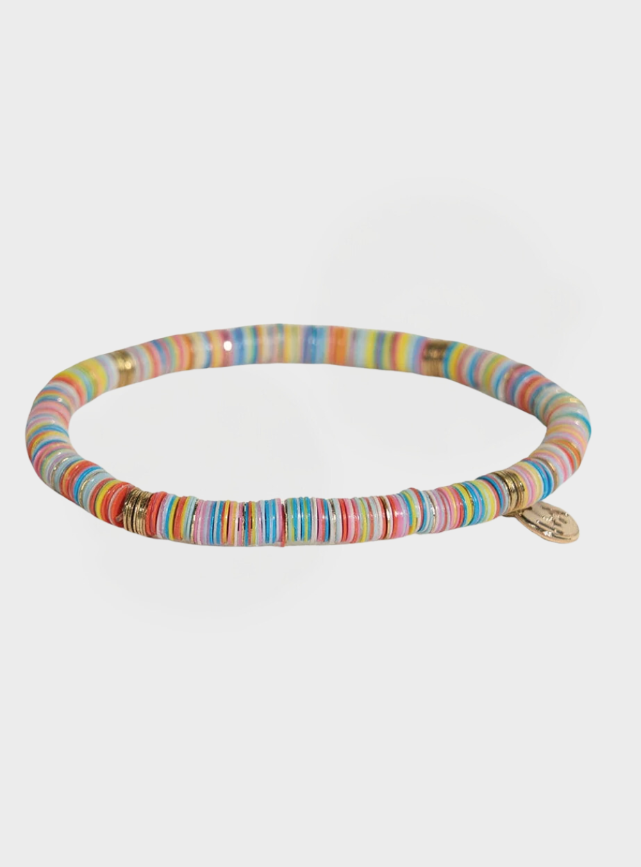 Multi Mix Stretch Bracelet - Turquoise