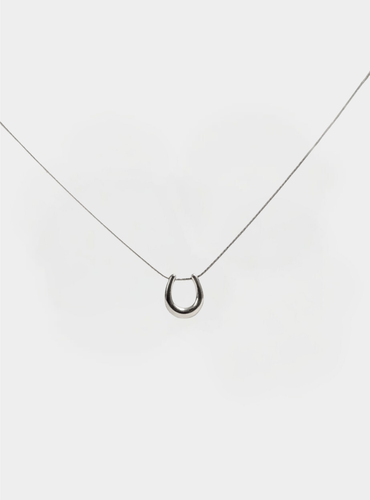 Horseshoe Necklace - Silver