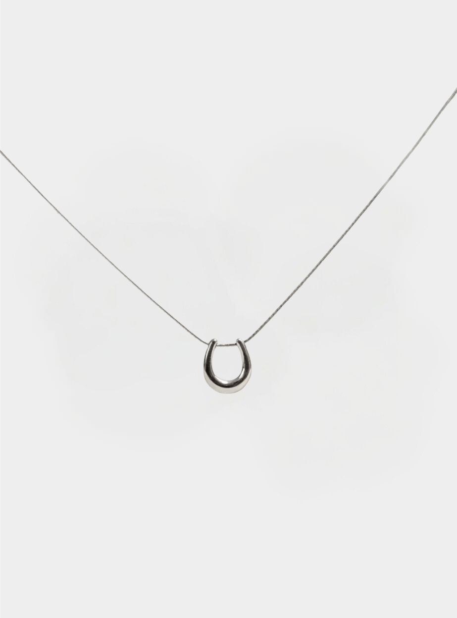Horseshoe Necklace - Silver