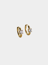 Lark Huggie Hoop Earrings - Gold
