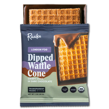 London Fog Dipped Waffle Cone Dark Chocolate Bar